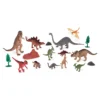 Figurki dinozaurów różnej wielkości i pterozaur - z wulkanem, skałami i drzewami – ŚWIAT DINOZAURÓW Terra