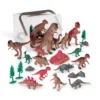 Figurki dinozaurów różnej wielkości z akcesoriami w wiadrze – ŚWIAT DINOZAURÓW Terra by Battat